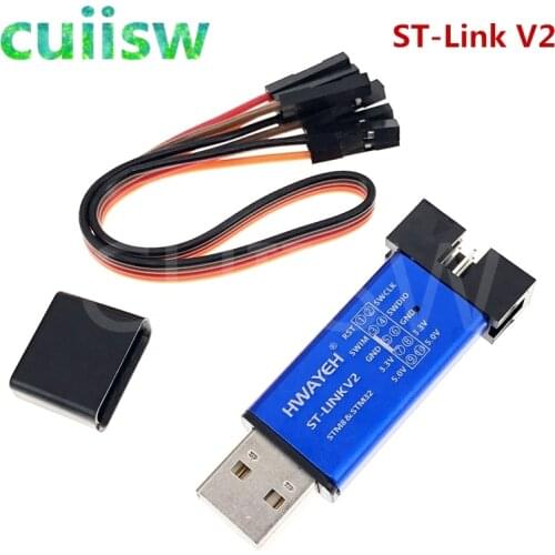 ST-Link V2 automatic upgrade Perfect support STM8 STM32 downloader programmer simulator