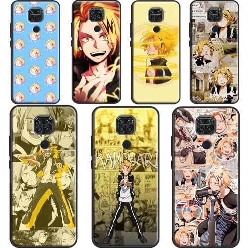 Denki Kaminari My Hero Academia Case For Xiaomi Redmi Note 9 Pro 8 7 8T 9S Note 10 Pro Coque For Redmi 9 9A 9C 9T K40 8A