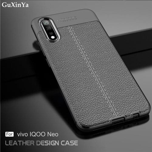 GuXinYa For Vivo iQOO Neo Phone Case Luxury Leather ShockProof TPU Protective Case For Vivo iQOO Neo Funda For iQOO Neo Shell