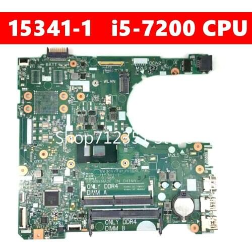 CN 0D71DF 15341-1 i5-7200 CPU Mainboard For Dell INSPIRON 15 3567 3467 CN-0DKK57 Laptop Motherboard 100%Tested Working Well