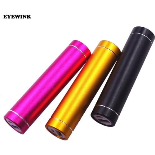 Metal Power Bank DIY Kit Storage Case Box Free welding Suit 1X 18650 Battery 5V 1A USB External Charger smart phone