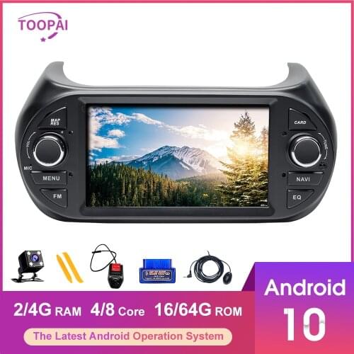 TOOPAI Android 10 For FIAT EGEA TIPO 2005-2017 Dodge Neon GPS Navigation Multimedia Player Auto Radio Head Unit Stereo 1din New