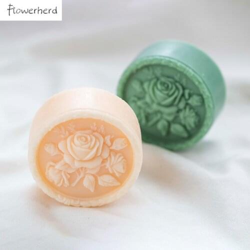 Rose Flower Mold Soap Making Kit Silicone Soap Mold Handmade Resin Mold Fondant Tools Cake Mold Chocolate Mold Baking Mold