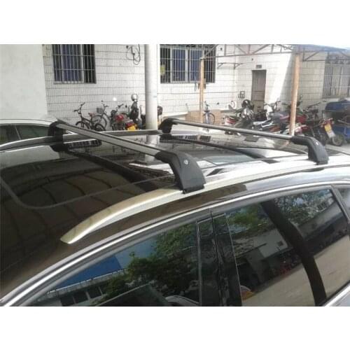 High Quality Aluminum Cross Bar fit for Volkswagen VW Tiguan 2017 2018 2019 2020 Roof Rail Rack Baggage Pair