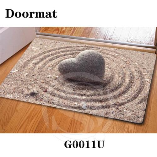 Drop Shipping beautiful stone Zen stone Custom Doormat Home Decor Bedroom Carpet Classic Durable Floor Mat SQ0630-Y8990