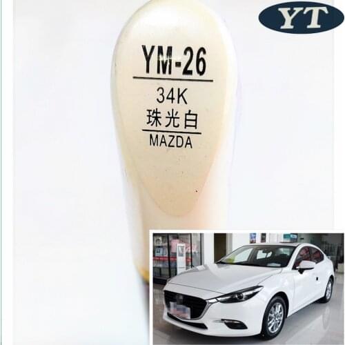 Car scratch repair pen, auto paint pen WHITE color for Mazda 2 mazda 3 mazda 6,cx-5,cx-3,car painting pen