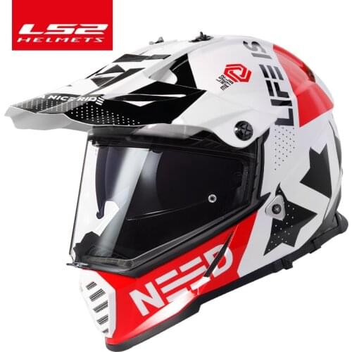 LS2 motocross helmet off road racing motohelmet casque casco capacetes motorcycle helmet atv dirt bike helmet MX436