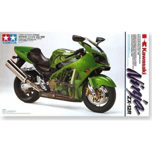 Tamiya 14084 1/12 Kawasaki Ninja ZX-12 R Motorcycles Assembly Model Building Kits For Adults Hobby Toys Collecrion DIY