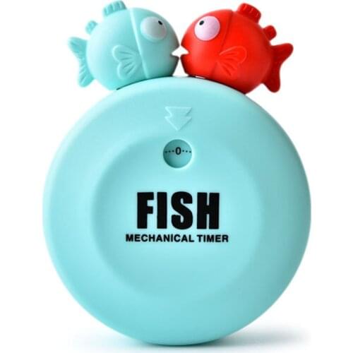 Timer Cute Rabbit Fish Kitchen Mechanical Timer Holiday Gifts Cooking Baking Study sprot