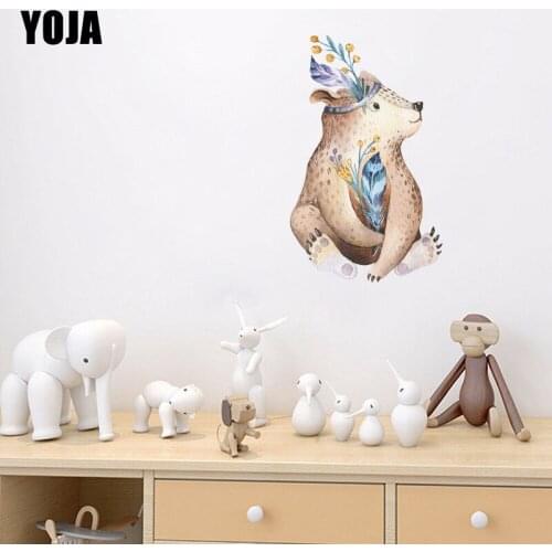 YOJA 29.5×48CM Hand Drawn Watercolor Cartoon Kids Room Wall Stickers Home Decoration Accessories 8WS0143