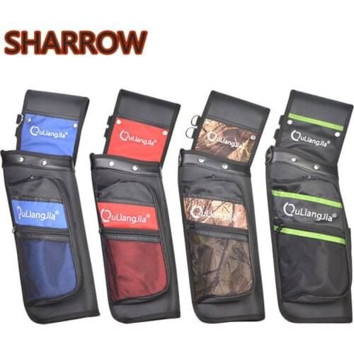 1Pc Archery Arrow Quiver Holder Reverse Bag Waist Hip Case Belt Hanged Bow Belt For Outdoor Hunting Shooting Archery Accessories