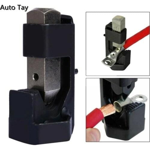 1Pcs Cable Lug Crimping Tool Battery Hammer Crimper Wire Terminal Spring Loaded Crimping Plier Accessory