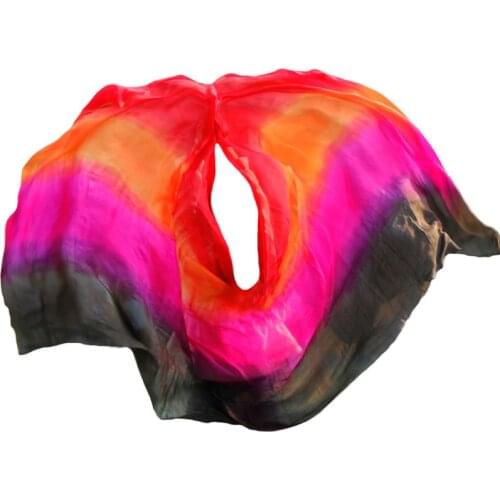 100% Silk Performance Dancewear Accessories Veil Dance Scarf Women Veil Bellydance wholesale Size and color can be customized