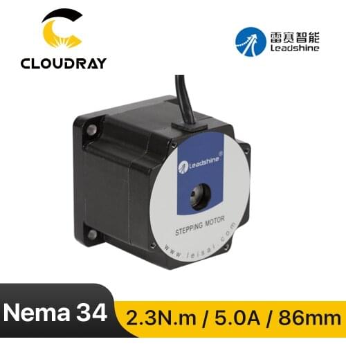 Leadshine 3 phase Nema 34 Stepper Motor 2.3N.M 5A (863S22) Stepping Motor for for CNC engraving machine high torque