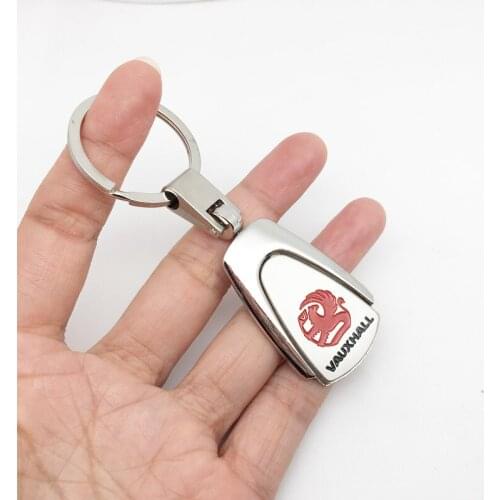 3D Metal Car Key Ring Auto Emblem Keychain For Vauxhall Opel Corsa D Astra G GTC J H Vectra Zafira car styling