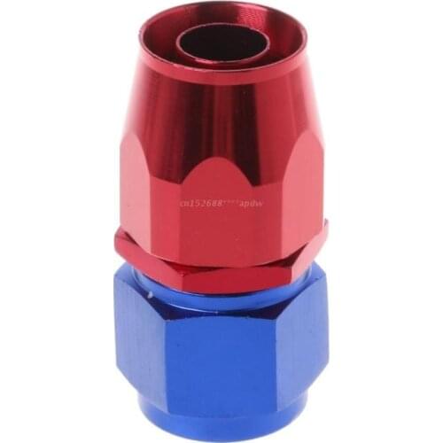 AN8 8 AN 0 Degree Reusable Straight Swivel Seal Braided Hose End Fitting Adapter