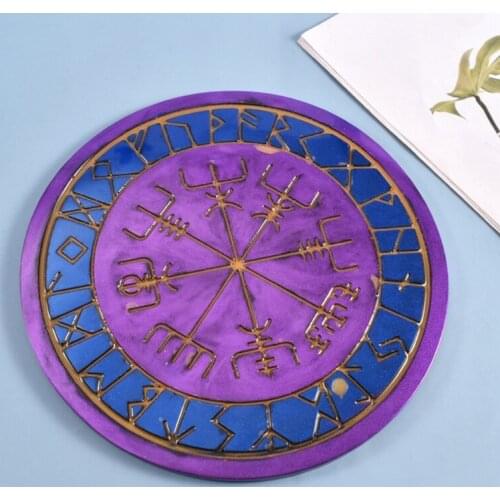 Astrology Astrolabe Tray Ornaments Silicone Mould Crystal Epoxy Resin Mold