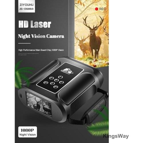 1080P HD Night Vision Binoculars Optical 10x Zoom Digital Binocular Hunting Telescope Black