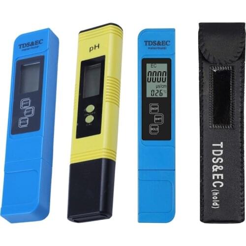 1 Set Digital 0.0-14.0 PH Meter Tester & 1 Set TDS EC Meter Temperature Tester Pen