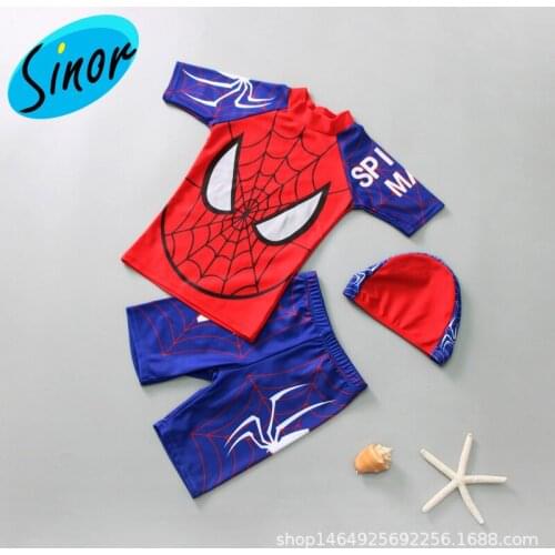 Kids Swimwear Boys Swimming Trunks Split Suit Baby Big Boy Boys Swimsuit Small Childrens Cartoon Shark Swimsuit