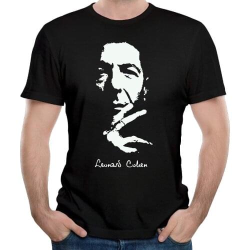 Stranger Things Design T Shirt 2019 New Cool Mens Leonard Cohen You Want It Darker Tshirts. T shirt