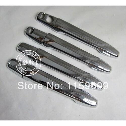 For Mitsubishi ASX Outlander Sport 2010+ ABS Chrome Car Decoration Door Handle Cover Trim Molding With Smart Hole