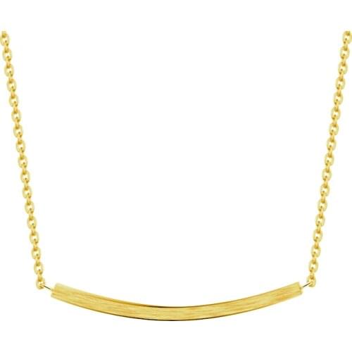 Collare Dainty Bar Pendants Necklaces For Women Charm Jewelry Long Chain Gold Silver Color Collier Bijoux Femme Lovers Gifts