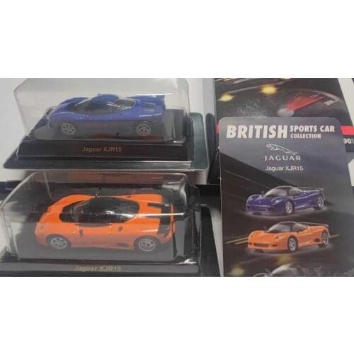 1/64 Kyosho Alloy car Jaguar xjr15 orange blue BRITISH SPORTS CAR
