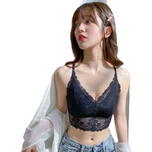 Lace Beauty Back French Small Breasts Show Big No Underwire Upper Support Underwear Women Feel Comfortable Gathering Bra