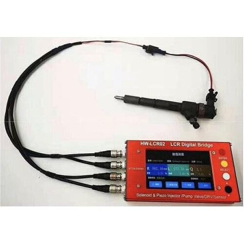 LCR02 EUI/EUP ZME DRV valves injector LCR tester English version common rail diesel fuel electromagnetic injectors test