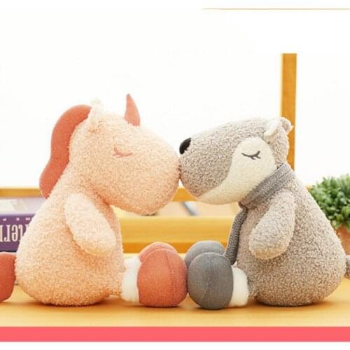 Cute Reindeer Cushion Pillow For Kids Baby Bedroom Nursery Room Decoration Nordic Style Plush Unicorn Pillow Home Ornaments