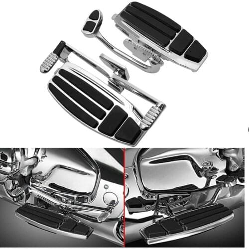 Motorcycle Chrome Driver Foot Board Floorboard Kits For Honda Goldwing GL1800 & F6B 01-17 Valkyrie 14-15
