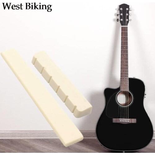 Guitar Bone Bridge Saddle Nut Set 6 Strings Classical Guitar Replacement Parts