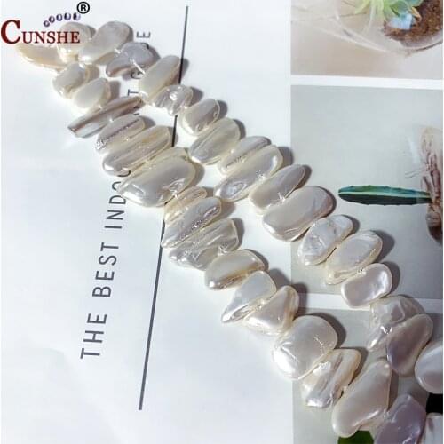 Natural Baroque Shell Pearl Beads Loose Beads Make Wedding Whristm Jewelry DIY Bracelet Necklace Goth For Women