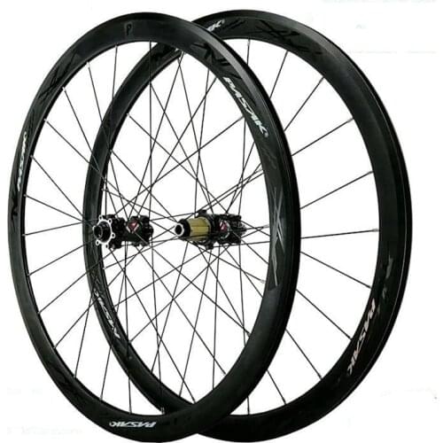 Pasak 700c Road Bike Wheelset Disc Brake 6 Bolts 40mm Depth 28c Sealed Bearing 24 Holes Thru Axle 15mm 12mm 142mm Bicycle Wheel