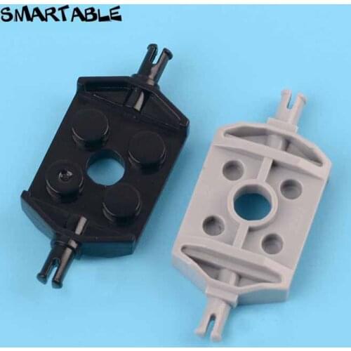 Smartable Plate 2x2 with Wide Wheel Attachments Building Blocks MOC Parts Toys For Kids Compatible 6157 60pcs/lot