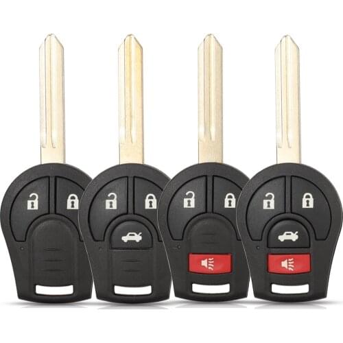 Kutery 10pcs/lot 2/3/4 Buttons Replacement Remote Car Key Shell Case Fob For Nissan Micra K14 Juke March Sunny