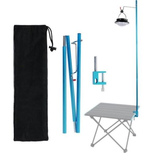 Outdoor Camping Lamp Bracket Lamp Holder Portable Camping Lamp Holder Detachable Lantern Stand Lamp Tripod