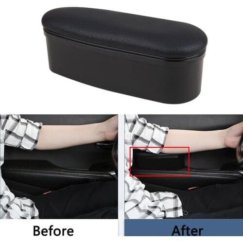 Universal Car Armrest Storage Box Door Handle Elbow Support PU Leather Auto Arm Rest Case Door Storage Box Car Interior
