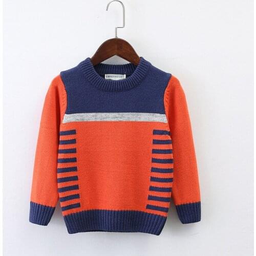 Vintage Kids Sweaters Spring Winter Baby Boys Girls Warm Pullover Knitted Bottoming Thicken Childrens Clothes Top High Quality