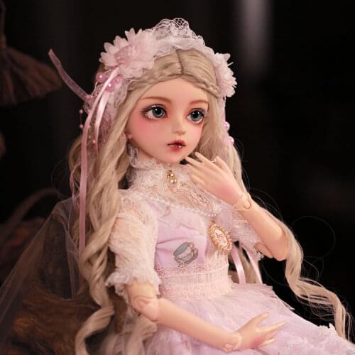 1/3bjd doll gifts for girl Lolita Handpainted makeup fullset princess doll with clothes Nemee bebe reborn doll