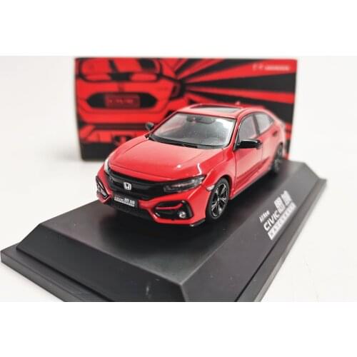1:43 2020 Honda Civic HATCHBACK 220TURBO CVT Collector Edition Metal Diecast Model Toy Gift