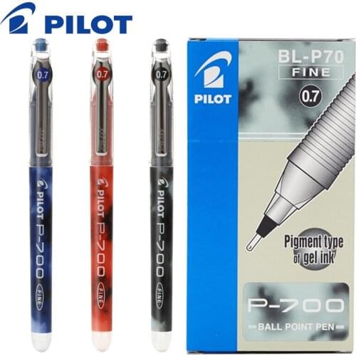 1pcs Pilot Gel Pen P700 Exam Student Needle 0.7mm Quick-drying Classic Signature Water-based Pen Writing Smooth Large Capacity