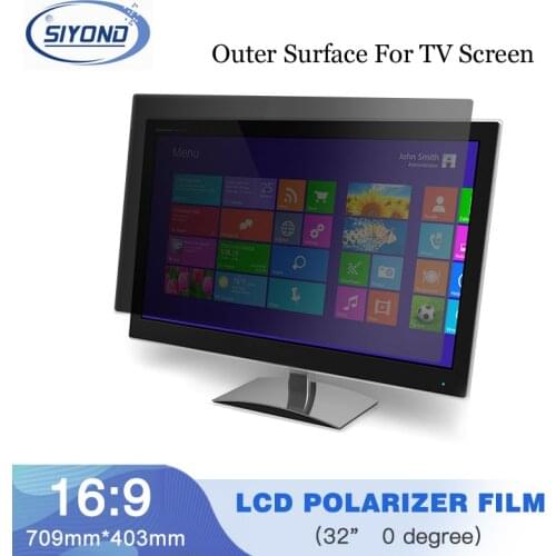 10PCS/Lot New 32inch 0 Degree 715MM*403MM Monitor LCD LED Polarized Film Sheets for Samsung/LG TFT LCD LED TV