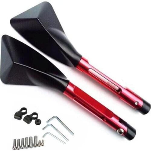 2X Motorcycle Side Mirror CNC Aluminum Rear Mirrors for YAMAHA FZ8 V-MAX XT1200Z SUPER TENERE MT01 TDM900