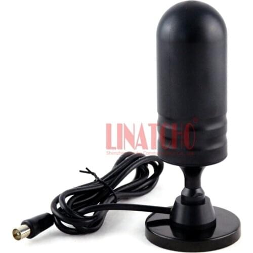 Car or indoor high gain digital DVB-T CMMB magnetic base antenna IEC TV connector