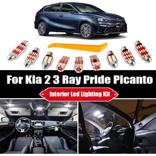 Canbus For Kia Ray New Pride Picanto Morning GT RIO 2 3 1999-2015 2016 2017 2018 2019 2020 Car LED Interior Light Kit