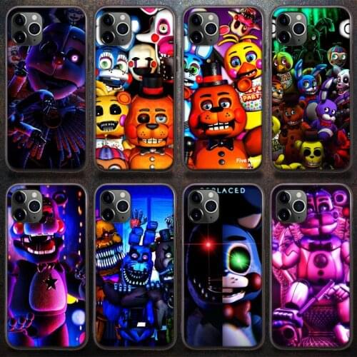 Anime Fnaf Animatronics game Phone Case for iPhone 8 7 6 6S Plus X 5S SE 2020 XR 11 12 Pro mini pro XS MAX