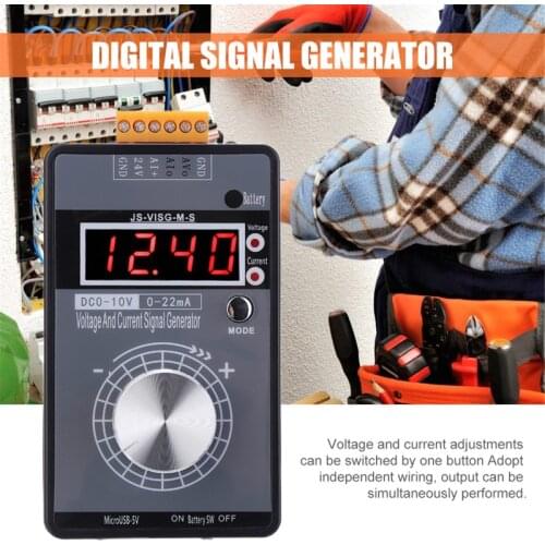 Hot Digital Signal Generator 4-20mA 0-10V Voltage 0-20mA Current Transmitter Professional Electronic Measuring Instruments Tools
