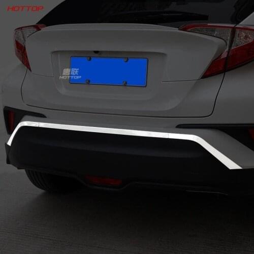 For Toyota Chr C-hr 2018-2020 Rear Bumper Trim Body Trim Rear Bumper Anti-Scratch Strip Bright Strip Exterior Modification